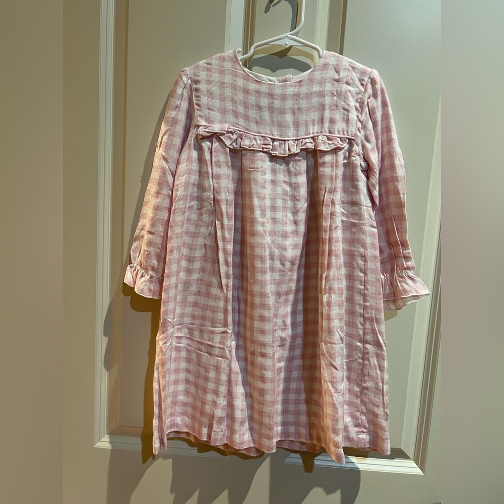 Oaks Apparel pink gingham dress